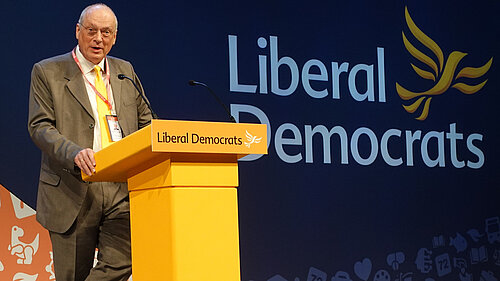 George Cunningham Chair of LibDems Overseas